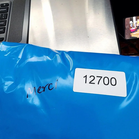 &Merci Womens Pink Knit Sweater Cable Sleeves Size M Slouchy 24CT - Picture 7 of 7